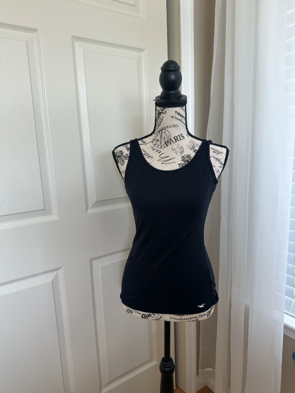 Hollister Y2K Black Tank Top